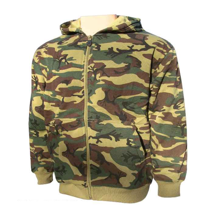 Hanorac de camuflaj H&F Woodland