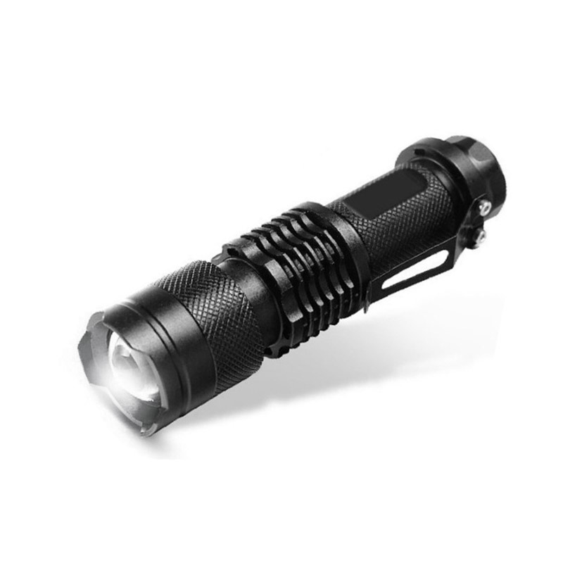 Lanternă SIPIK zoom neagră, Încărcător + baterie