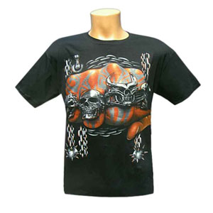 Tricou Four skulls